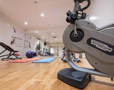 Our hotel''s modern gym in East Padua