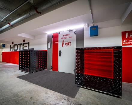 Large and free garage in our 4-star hotel in Padua